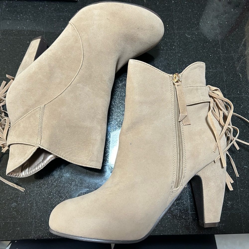 Beige Booties - Picture 4 of 5